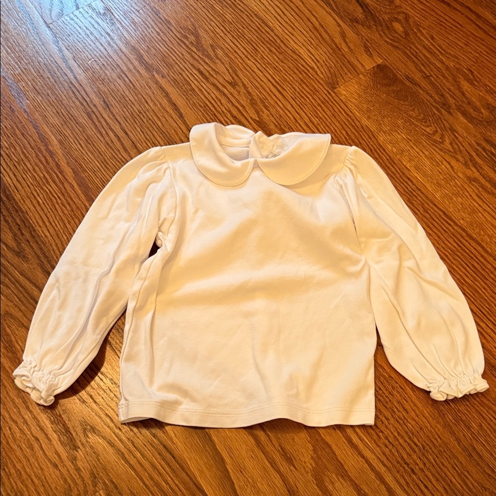 Beaufort Bonnet Collared White Long Sleeve Shirt